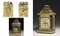 A William III miniature brass-mounted and inlaid ebony striking eight day table clock with pull quarter repeat