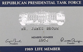 Republican Presidential Task Force Card  