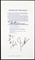James Brown Signed Menu  