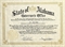 Honorary Citizen Certificate  