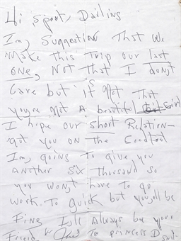 Handwritten Letter  