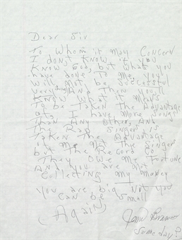 Handwritten Letter  