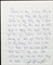 Handwritten Letter  