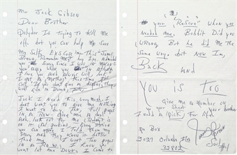 Handwritten Letter  