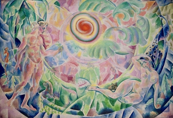 Le Rythme-Adam et Eve; afm.: 202 x 293,3 cm