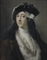 Portrait of Gustavus Hamilton (1710-1746), 2nd Viscount Boyne, long bust-length, wearing an ermine trimmed coat, tricorn hat and mask