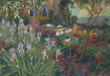 Le jardin aux iris  