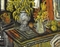 Nature morte avec les fruit et fleurs