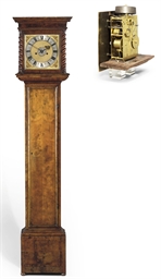 A CHARLES II WALNUT LONGCASE CLOCK WITH ALARM  