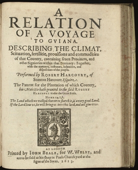 ROBERT HARCOURT (1574/5-1631)