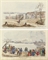 Sketches in Iowa, Mexico, St Thomas and Cambodia: two sketchbooks and seven framed drawings and watercolours 