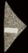 A BLACKWORK FOREHEAD CLOTH  