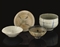 A GROUP OF FOUR BLUE AND WHITE BOWLS, IRAN AND CHINA, 12TH-13TH CENTURY  