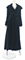 THEA PORTER (1927-2000) A BOTTLE GREEN VELVET GREATCOAT IN THE REGENCY STYLE 