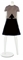 PIERRE CARDIN, (B.1922) A CAP-SLEEVED DAY DRESS 