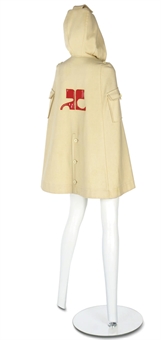 ANDRÉ COURRÈGES (B.1923)  A HOODED CAPE 