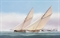 Close Matched, The America's Cup Yachts Puritan and Genesta during the 1885 America's Cup Challenge races 