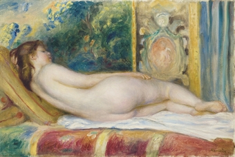 Femme nue au canapé  