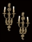 PAIRE D'APPLIQUES DE STYLE LOUIS XVI  
