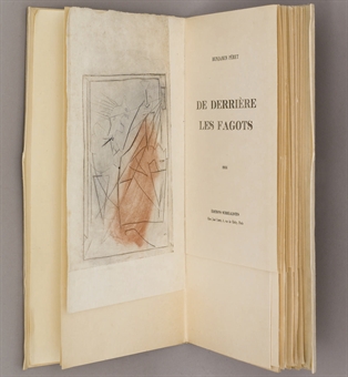 [PICASSO] -- PÉRET, Benjamin (1899-1959). De derrière les fagots. Paris: Éditions Surréalistes  José Corti, 1934.
