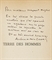 SAINT-EXUPÉRY, Antoine de (1900-1944). Terre des hommes. Paris: NRF, 1939.