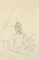 Annette dans la cellina à Stampa (recto); Etude de tête d'Annette (verso) 