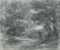 A wooded landscape with a herdsman and his flock  