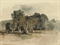 A copse in an open landscape  