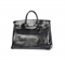 AN EXCEPTIONAL LARGE BLACK CROCODILE BIRKIN  