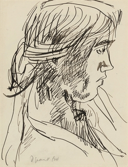 Vanessa Bell in profile  