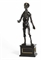 FIGURE EN BRONZE D'UN SQUELETTE EN DECOMPOSITION  