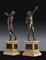 PAIRE DE FIGURES REPRESENTANT BACCHUS ET UN FAUNE  