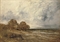 Saint-Denis in a stormy landscape  