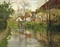 Cottages by a river  