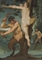 A nymph and two satyrs  