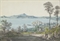 A view of Pozzuoli with Ischia in the distance  