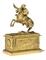 AN EMPIRE ORMOLU MODEL OF NAPOLEON ON HORSEBACK  