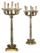 A PAIR OF LOUIS PHILIPPE ORMOLU SIX-LIGHT CANDELABRA  