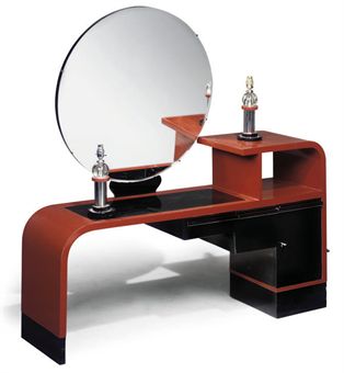 art deco dressing table twin