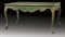 AN ITALIAN GREEN-PAINTED AND PARCEL-GILT CENTER TABLE  
