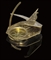 A brass french inclining dial  