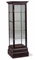 A MAHOGANY AND GLASS DISPLAY CABINET 