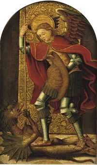 Hammer Down Auctions >> Hispanic-Flemish School, early 16th Century | Saint Michael fighting the Devil | Old Master ... Hammer Down Auctions >> Hispanic-Flemish School, early 16th Century | Saint Michael fighting the Devil | Old Master ...