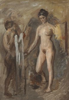 Study for William Rush and his Model  