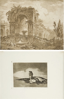 Jardin à la Fontaine par Jean Claude Richard de Saint-Non  