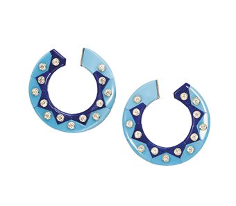 A PAIR OF TURQUOISE, LAPIS LAZULI AND DIAMOND EAR CLIPS | Jewelry Auction | earrings, diamond | Christie's : info clips locate view find