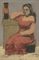 Seated Woman with Vase  