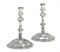 A PAIR OF BALTIC SILVER CANDLESTICKS  