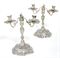 A PAIR OF GERMAN SILVER TWO-LIGHT CANDLEABRA  