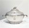 A GERMAN SILVER SOUP-TUREEN AND COVER  